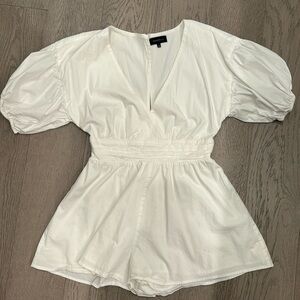 Majorelle white romper